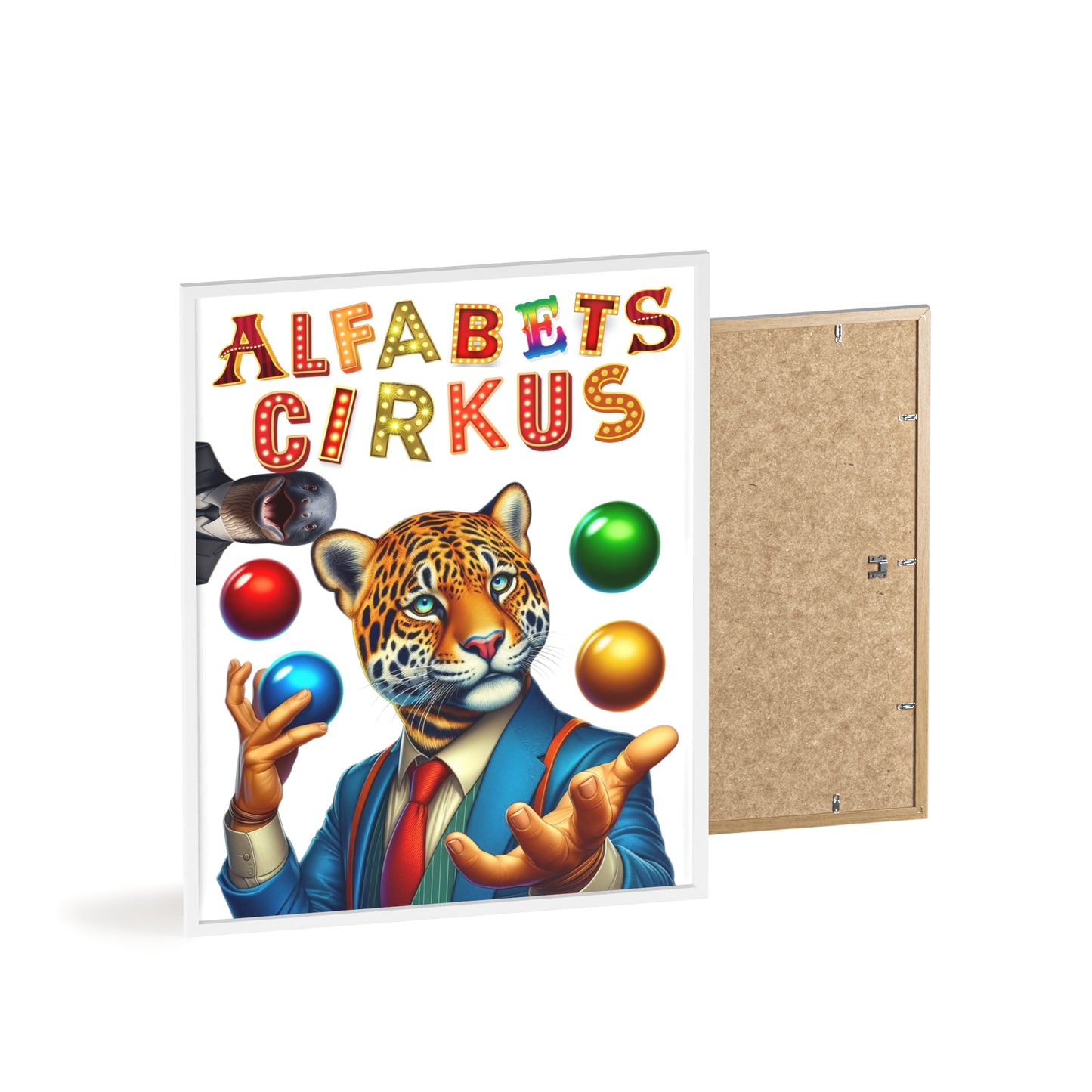 Poster | Alfabetscirkus | Tiger