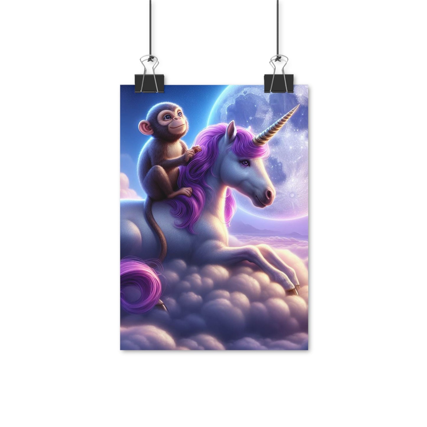 Poster | Enhörning och Apa