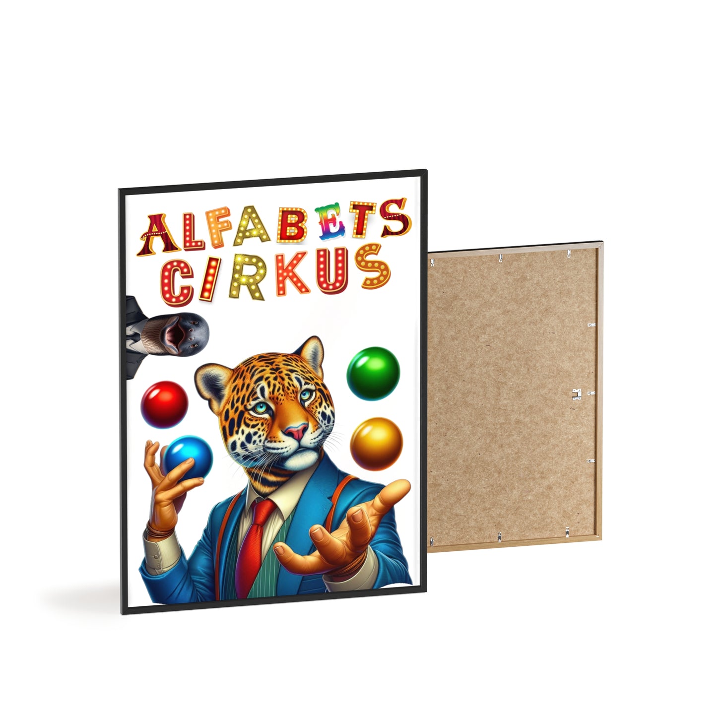 Poster | Alfabetscirkus | Tiger