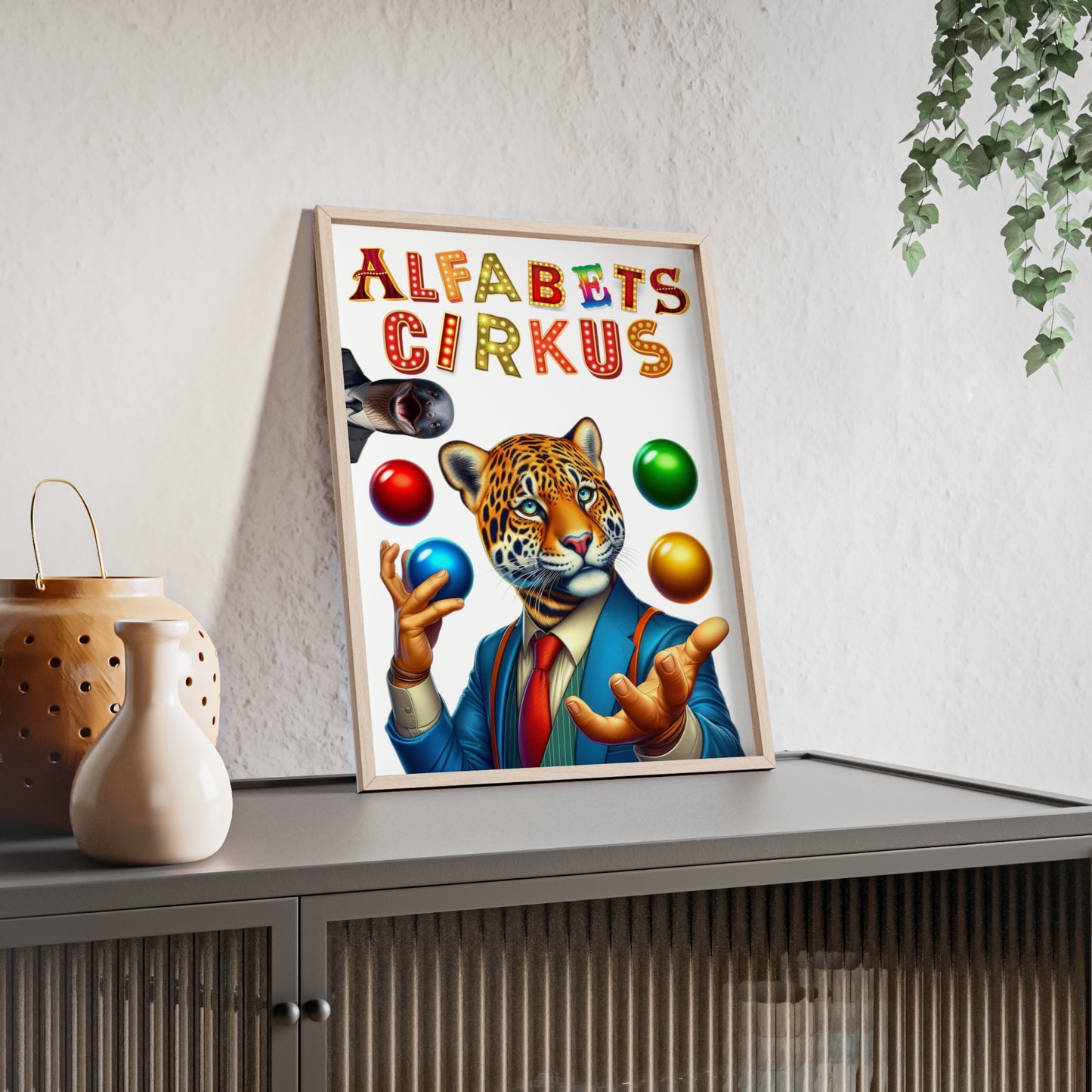 Poster | Alfabetscirkus | Tiger