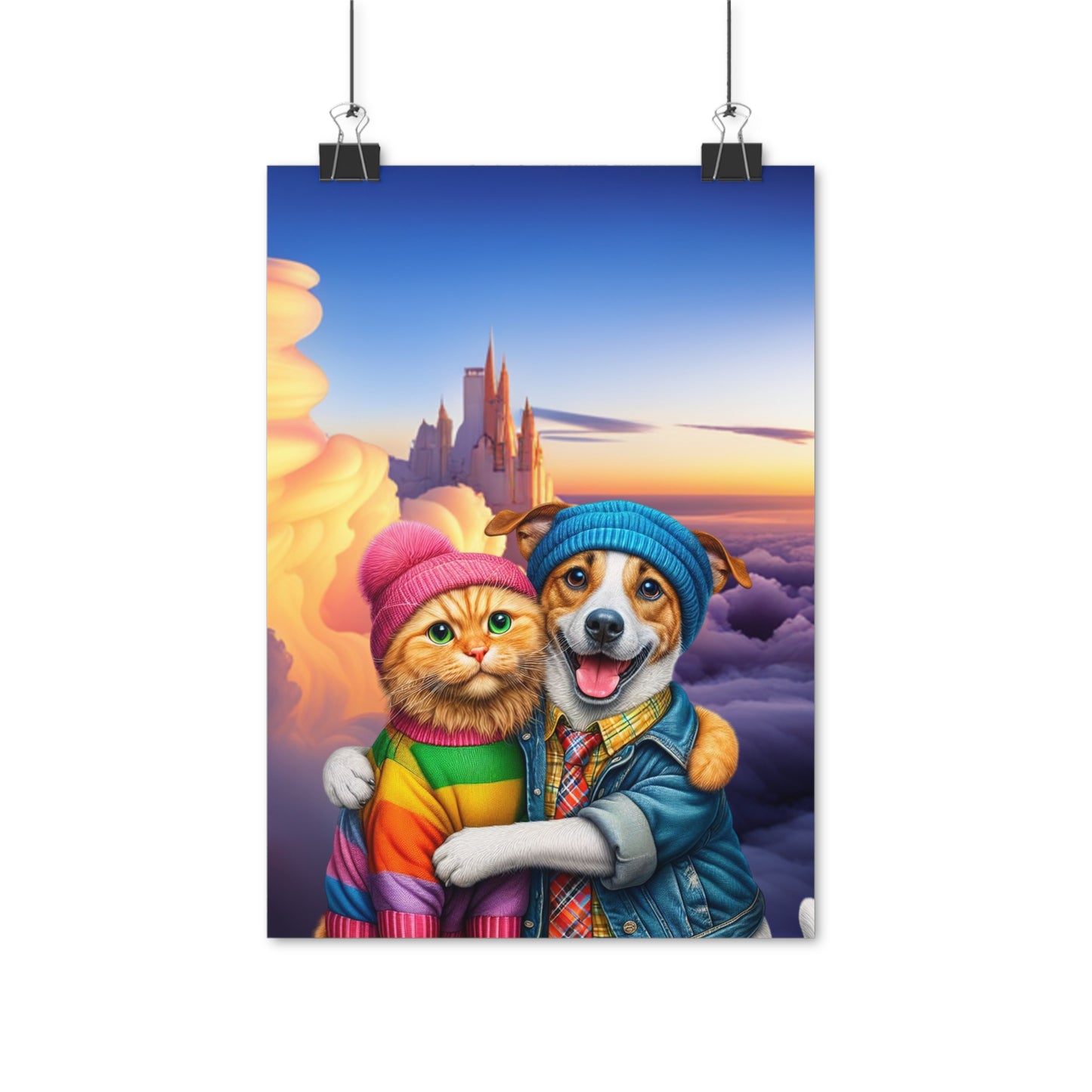 Poster | Katt & Hund