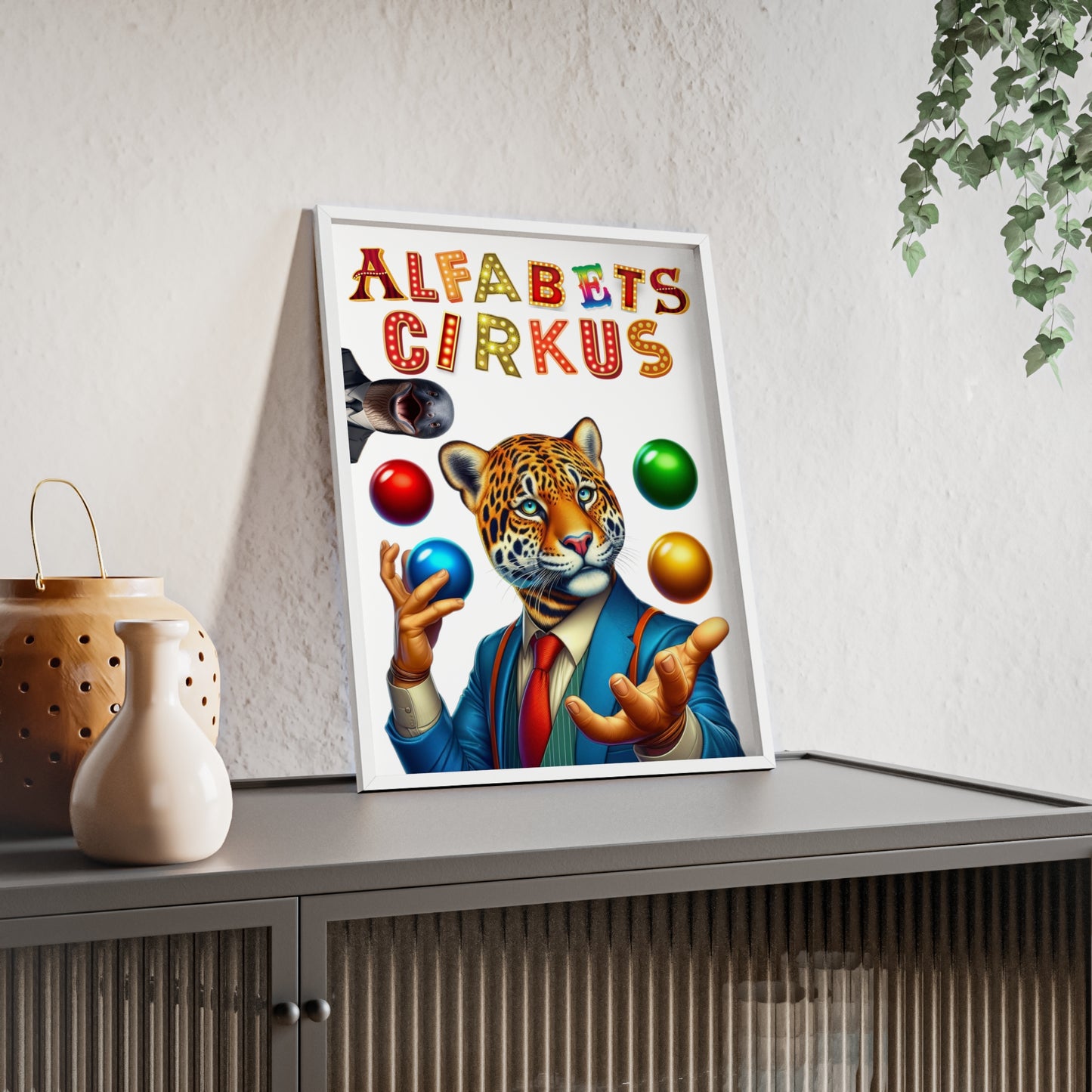 Poster | Alfabetscirkus | Tiger