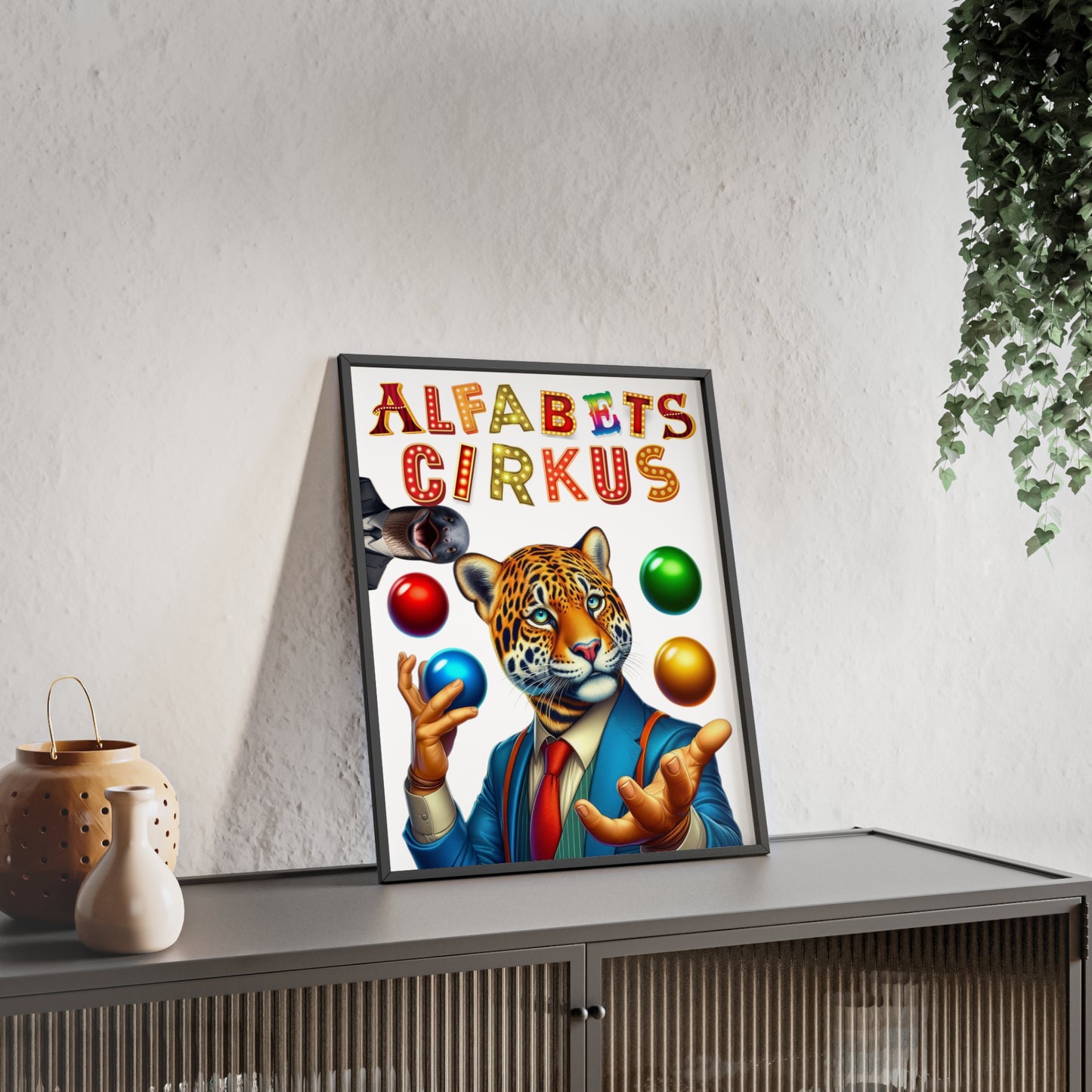 Poster | Alfabetscirkus | Tiger