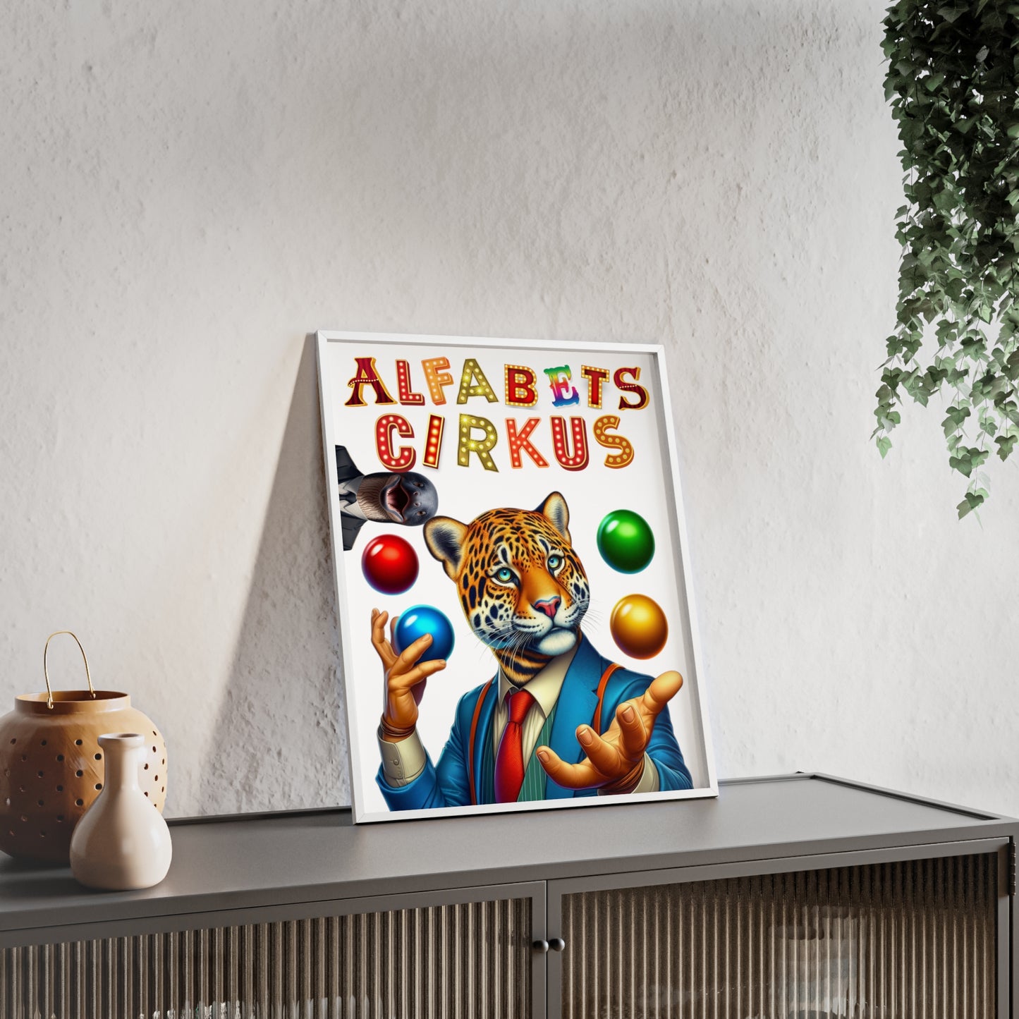 Poster | Alfabetscirkus | Tiger