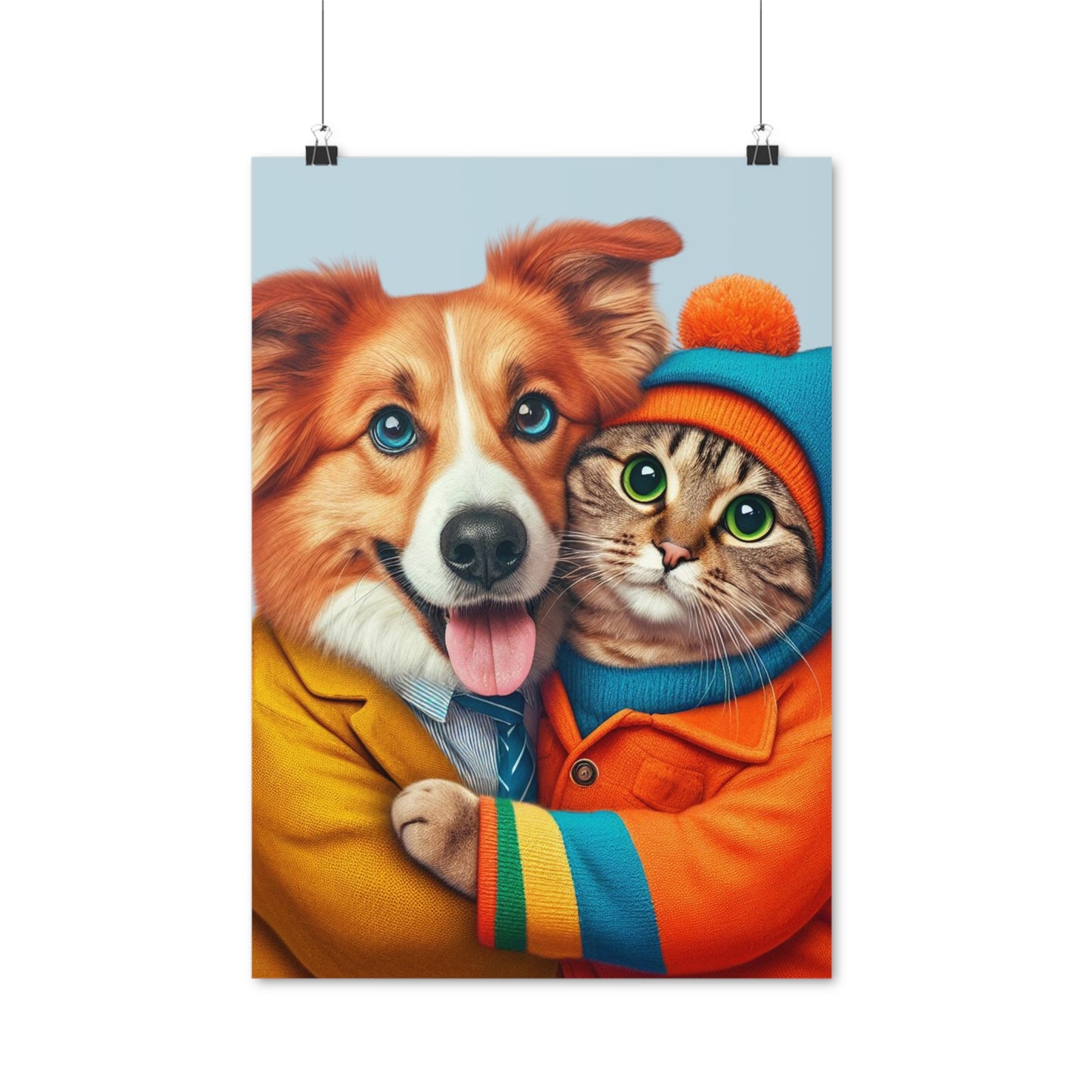 Poster Hund och Katt