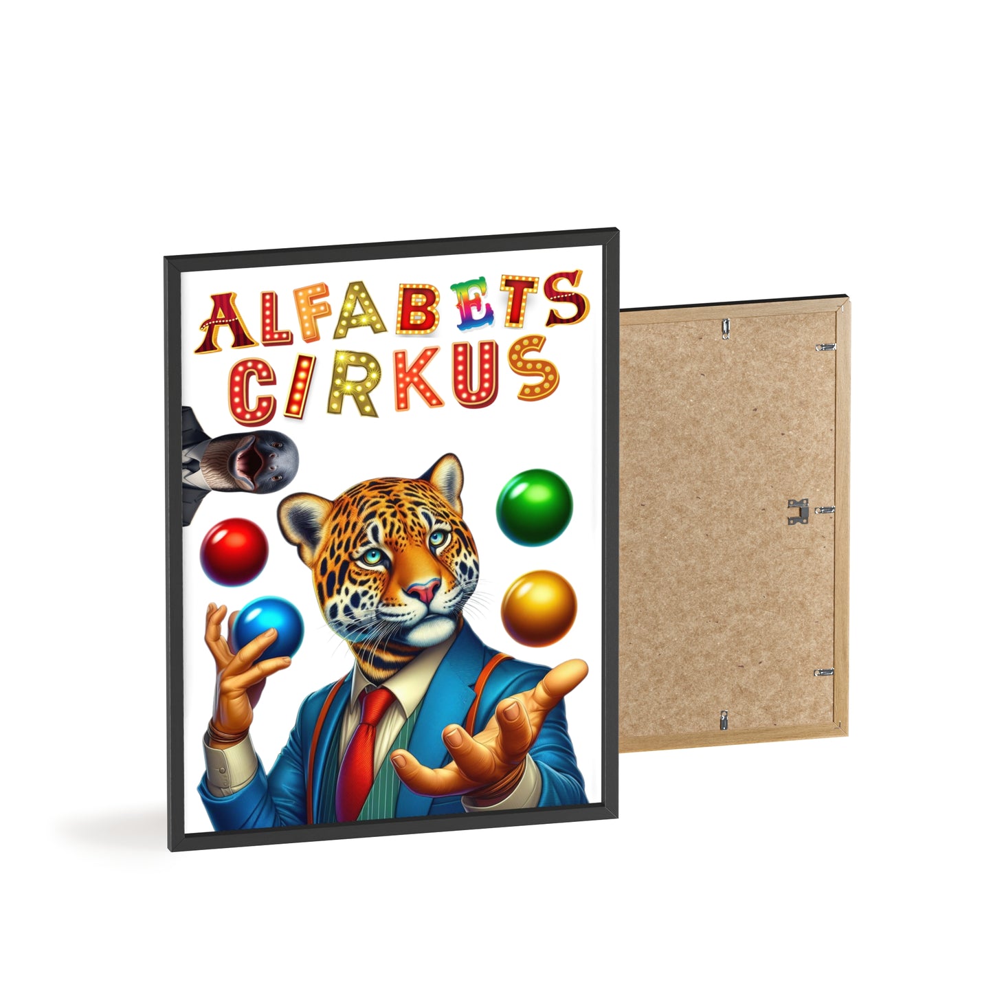 Poster | Alfabetscirkus | Tiger