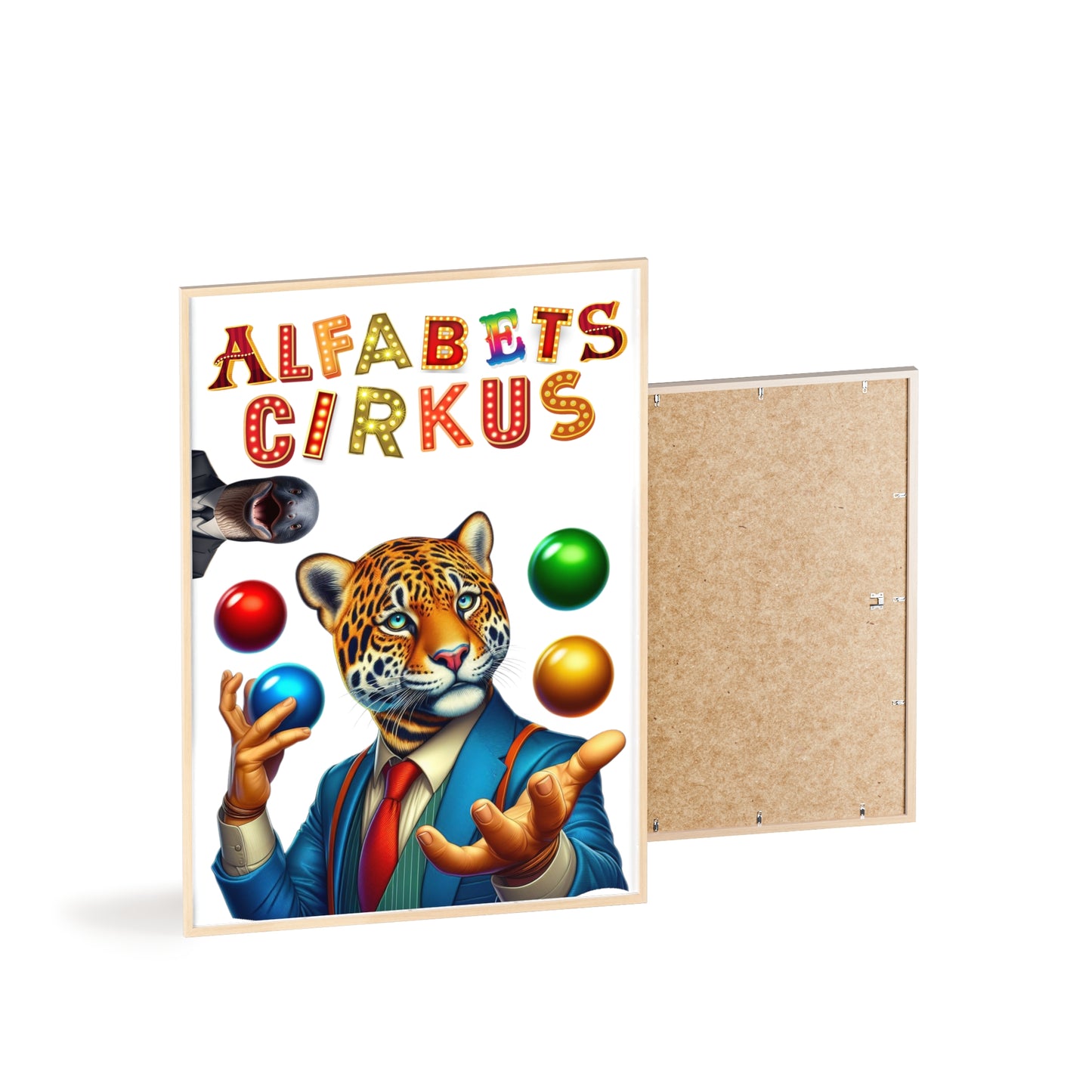 Poster | Alfabetscirkus | Tiger