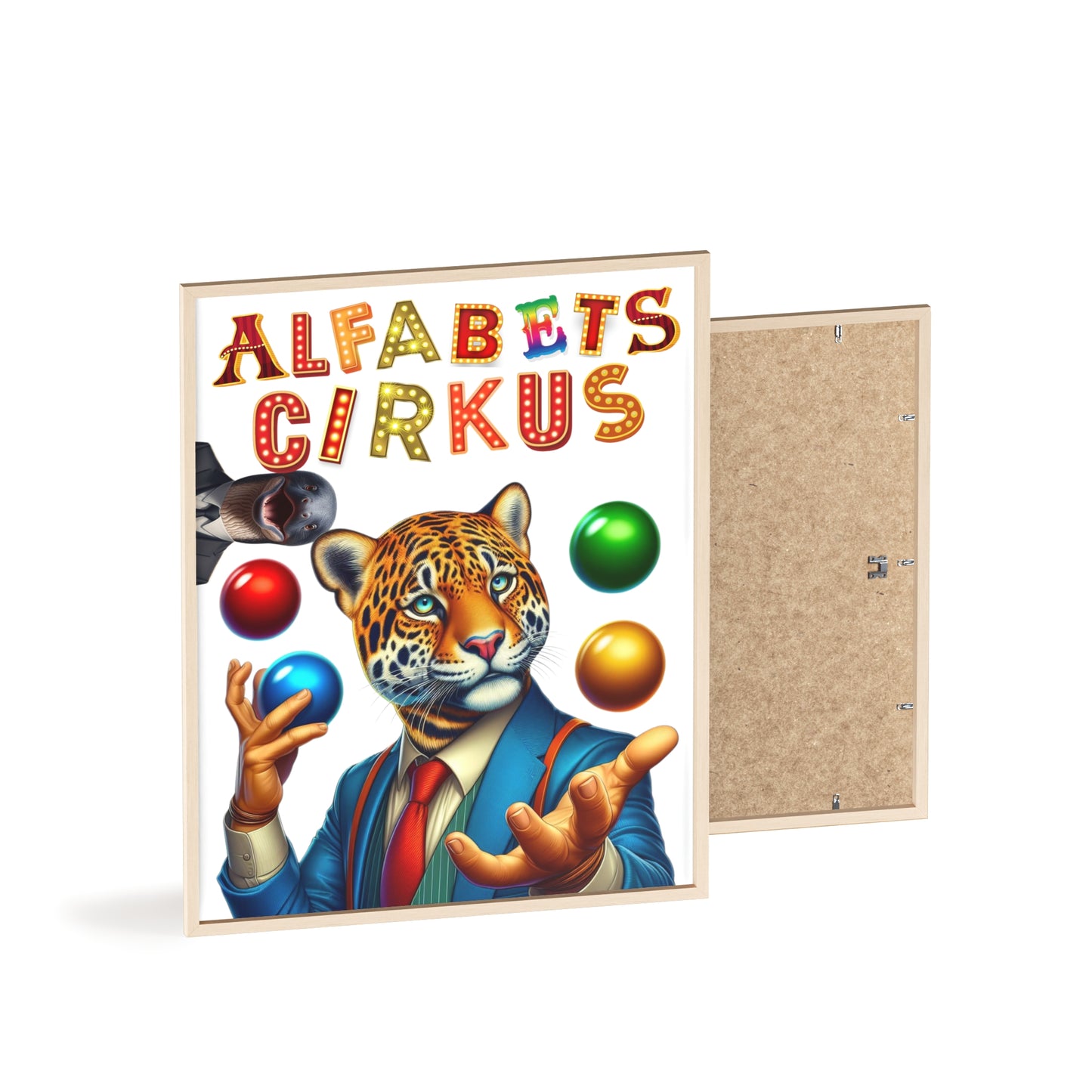 Poster | Alfabetscirkus | Tiger