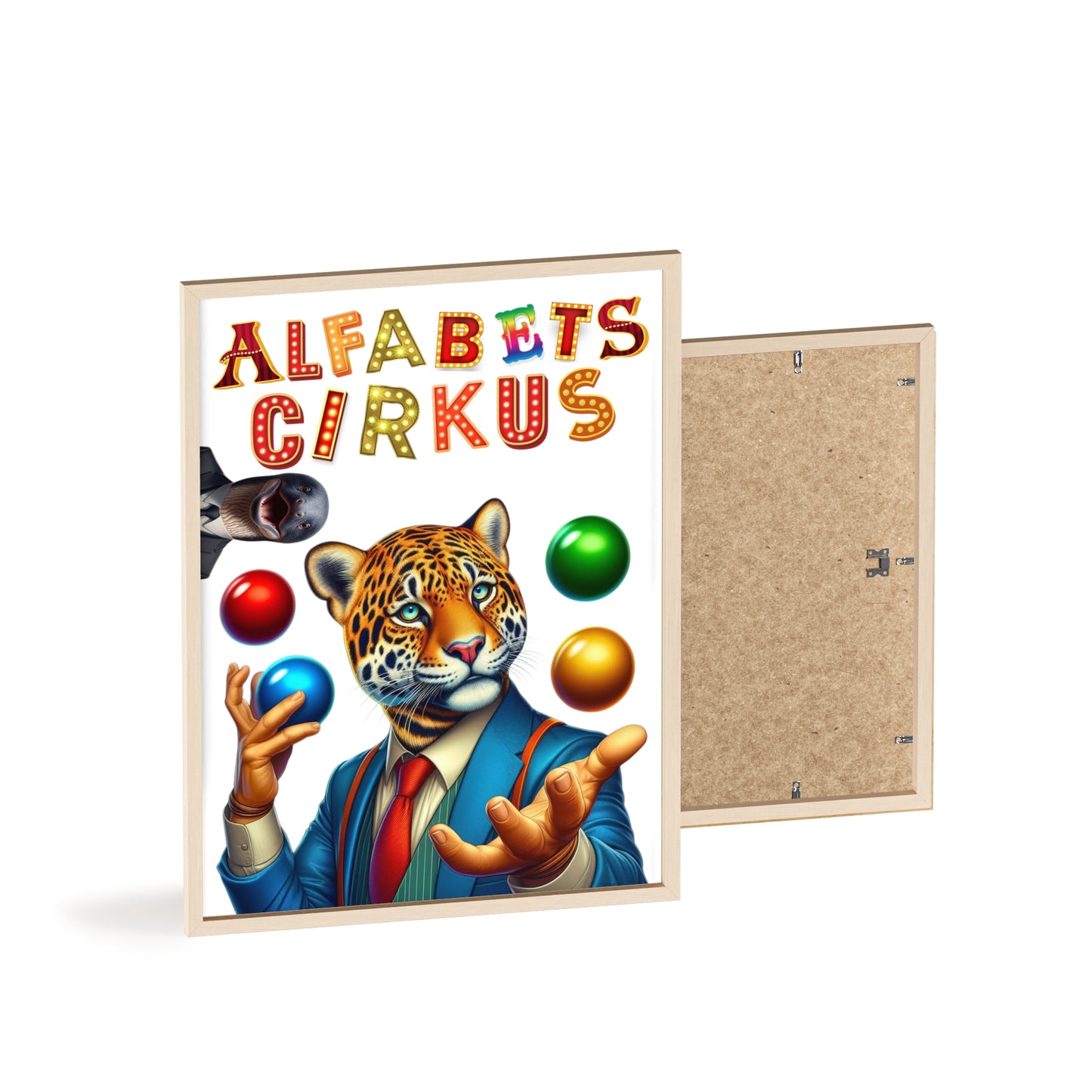 Poster | Alfabetscirkus | Tiger