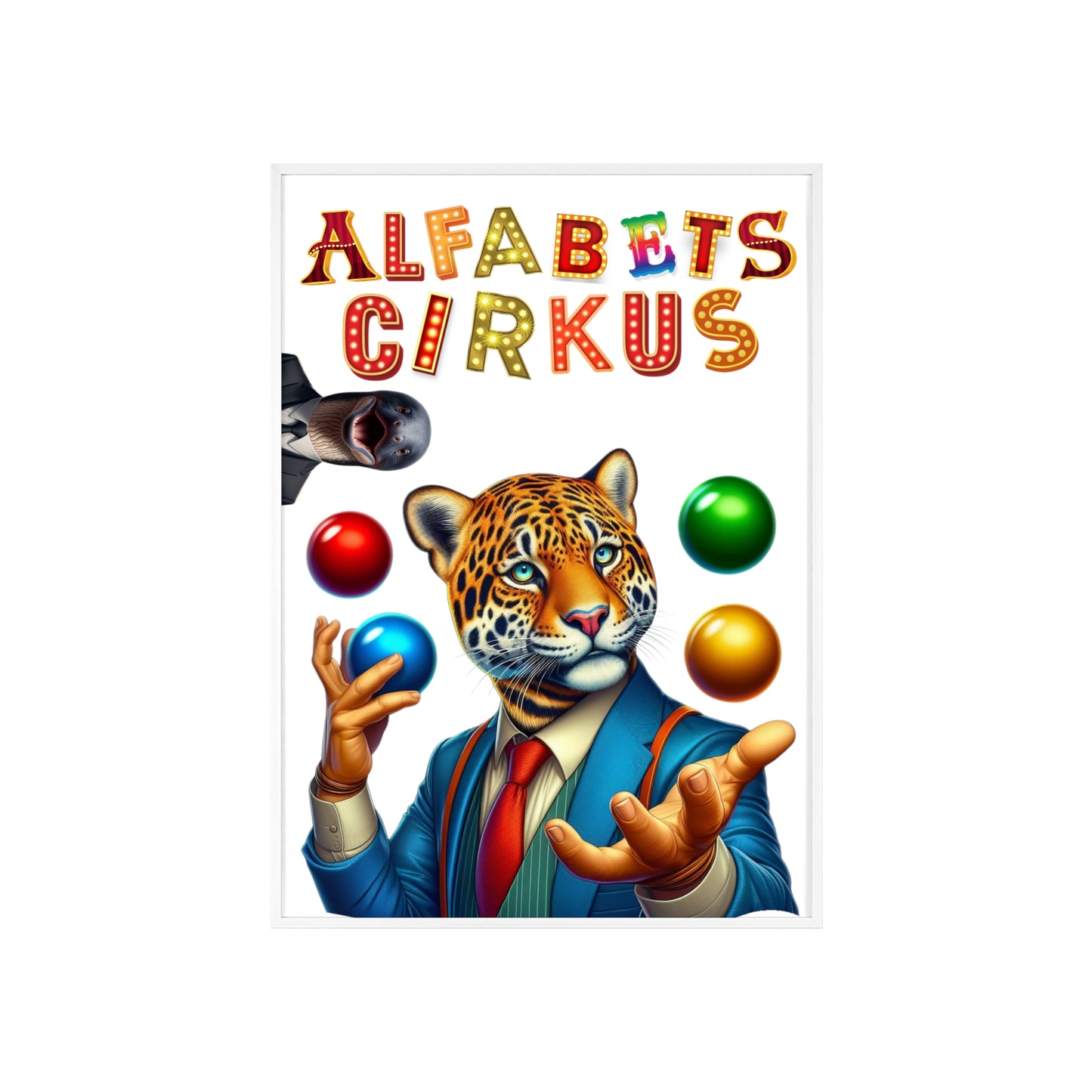 Poster | Alfabetscirkus | Tiger