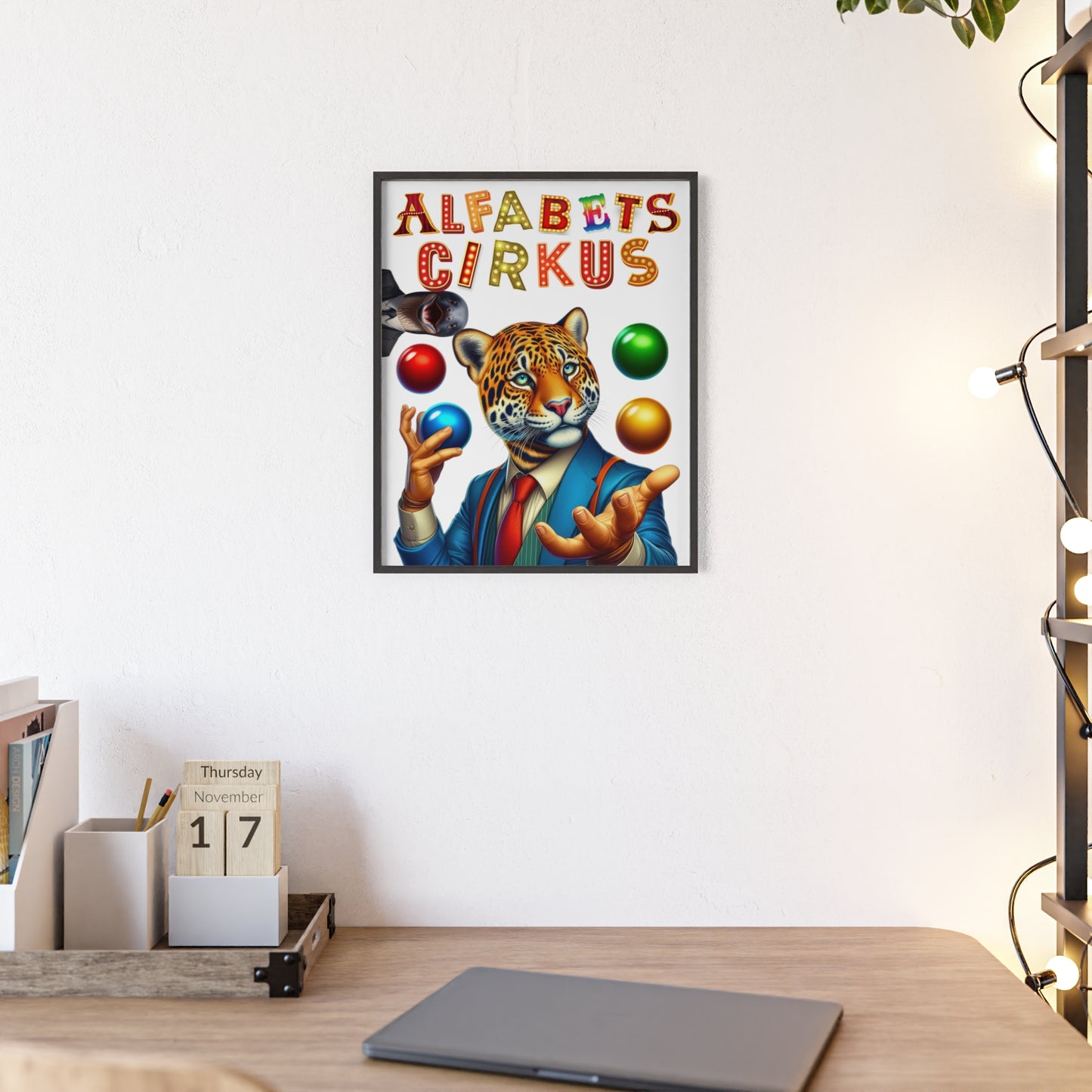 Poster | Alfabetscirkus | Tiger
