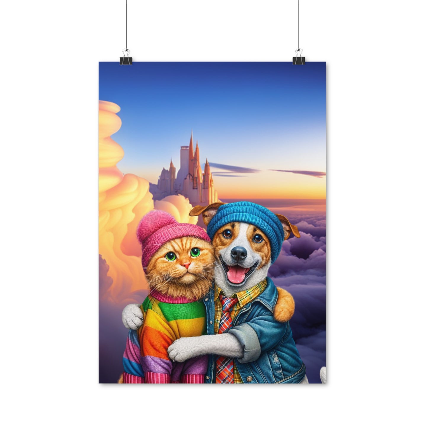 Poster | Katt & Hund