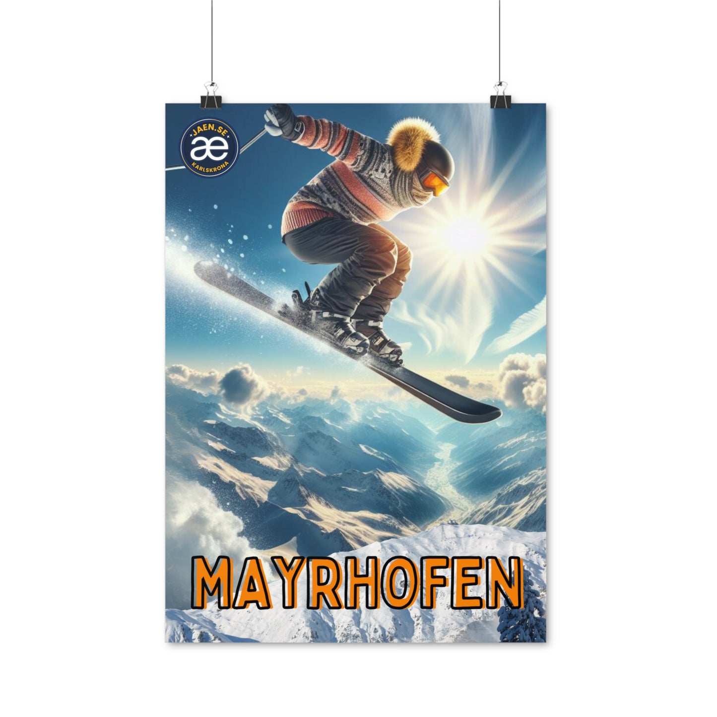 Poster | skier | Mayrhofen