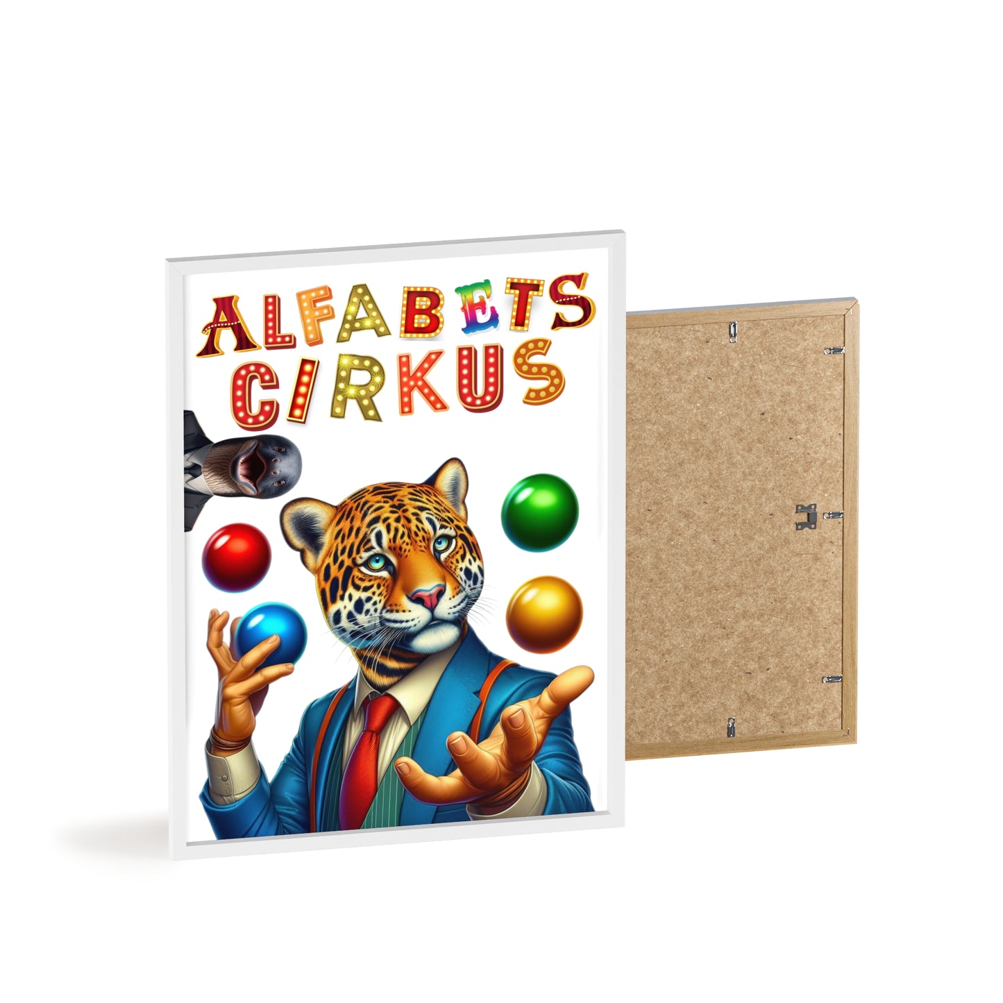Poster | Alfabetscirkus | Tiger