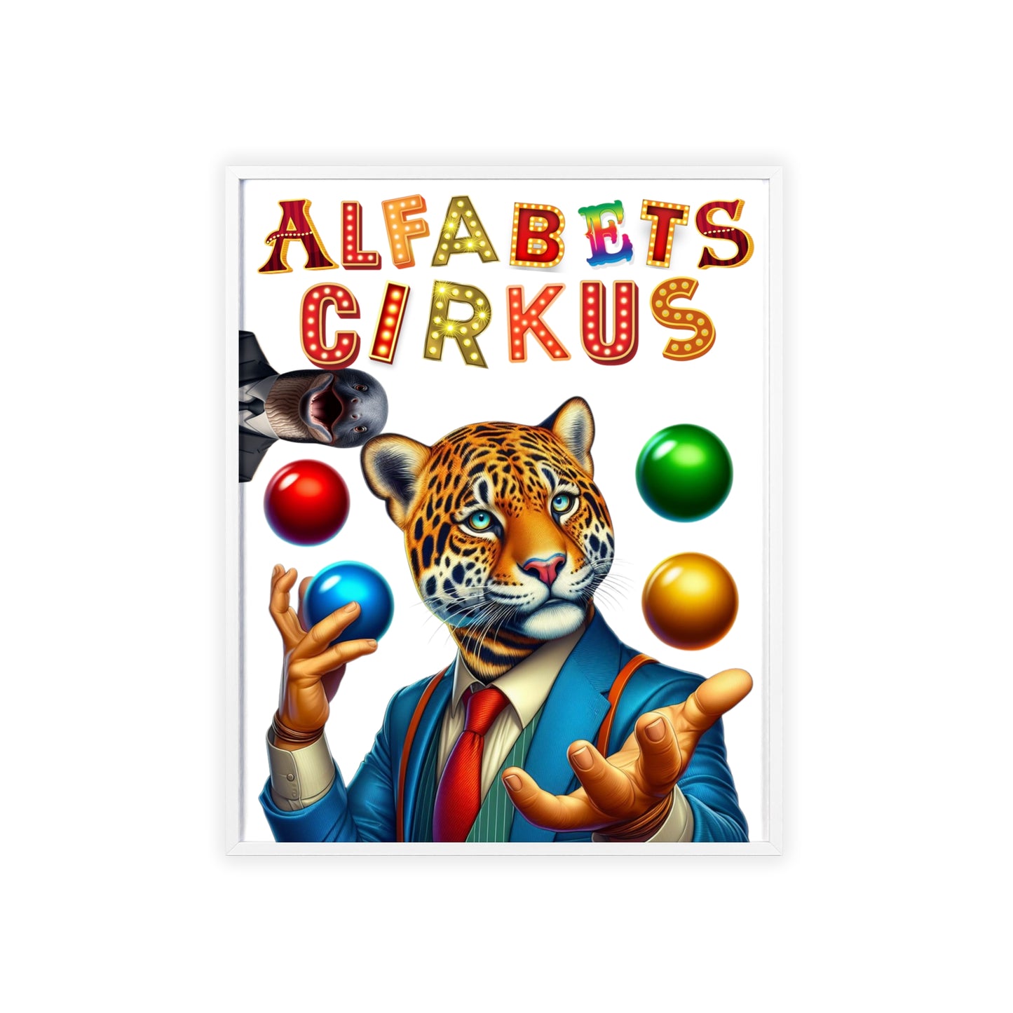 Poster | Alfabetscirkus | Tiger