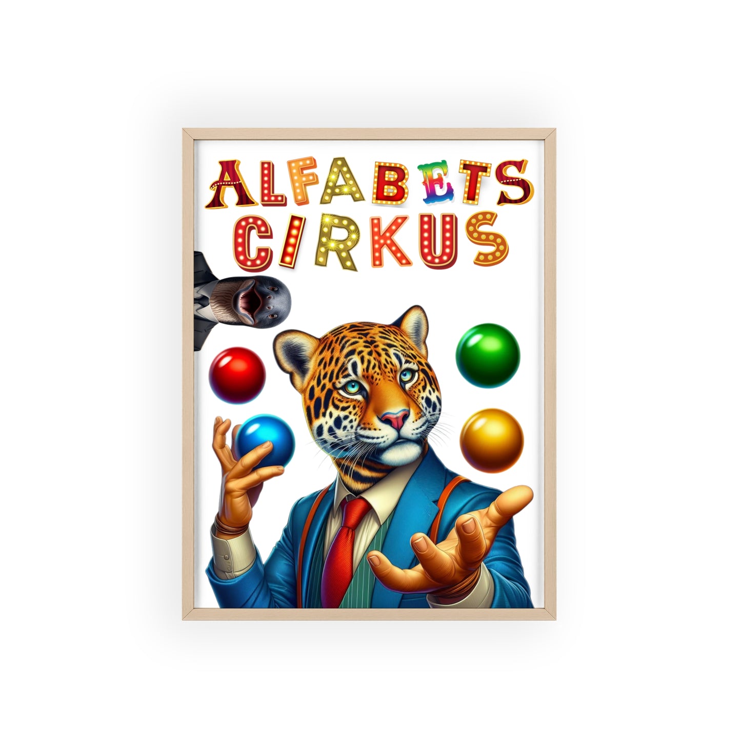 Poster | Alfabetscirkus | Tiger