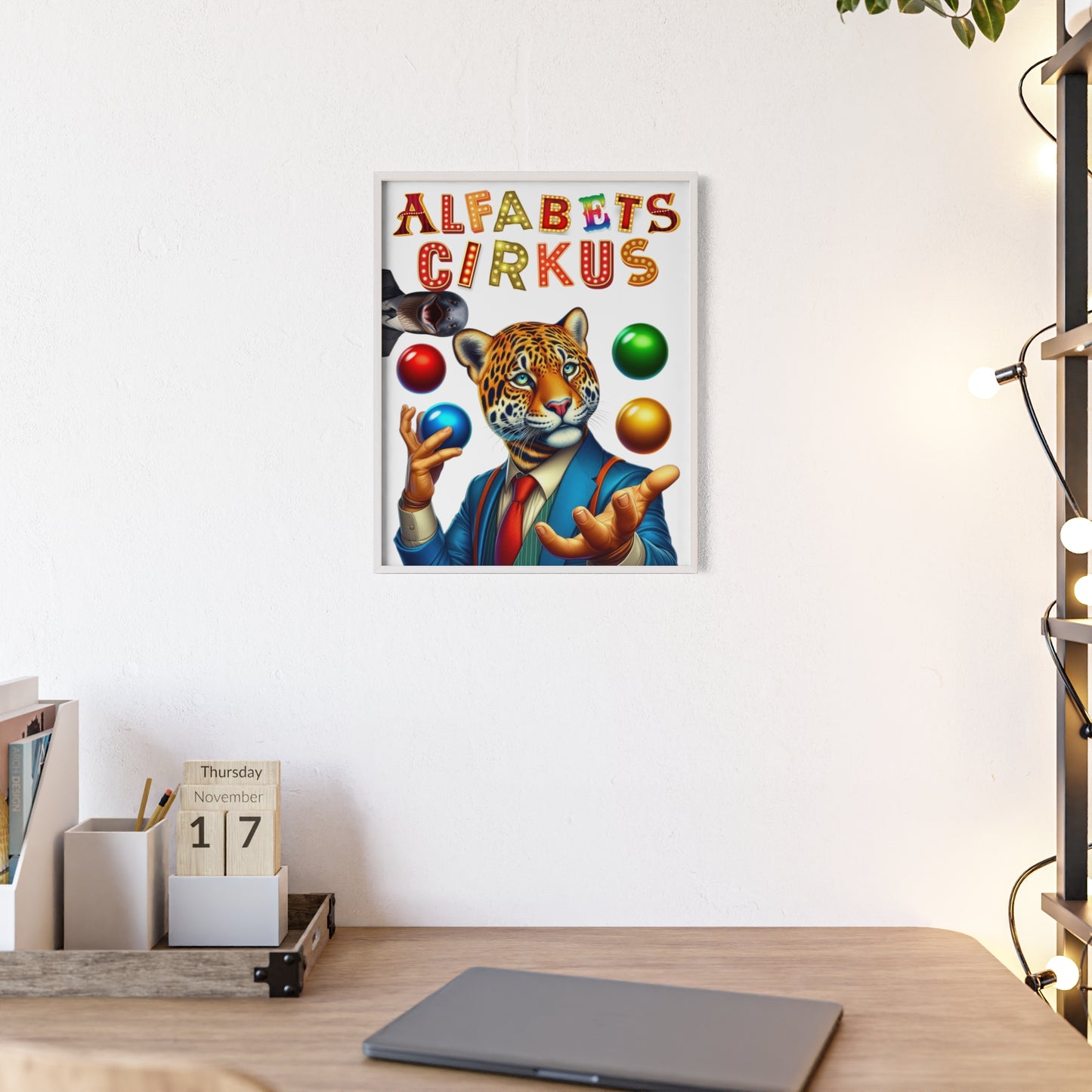 Poster | Alfabetscirkus | Tiger