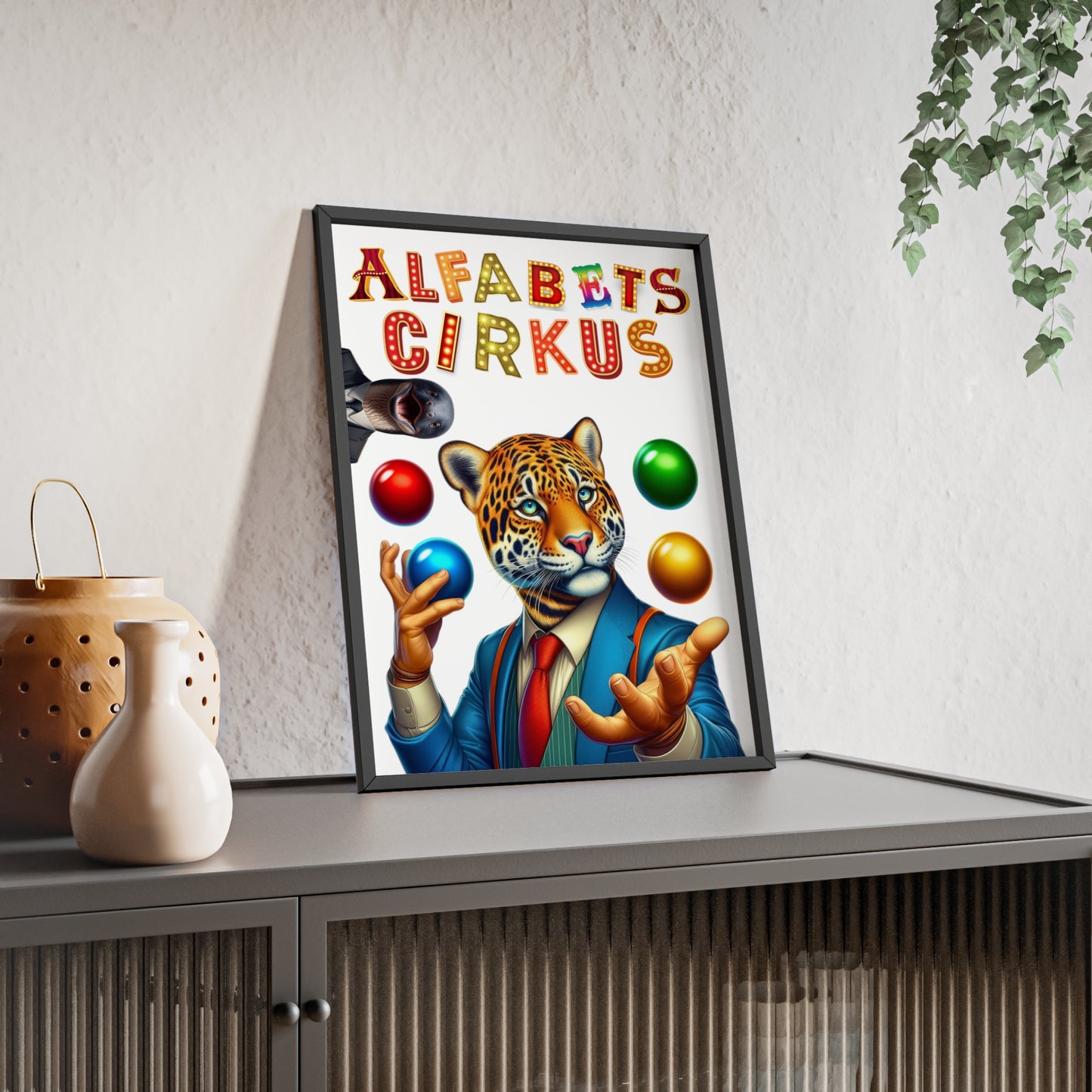 Poster | Alfabetscirkus | Tiger