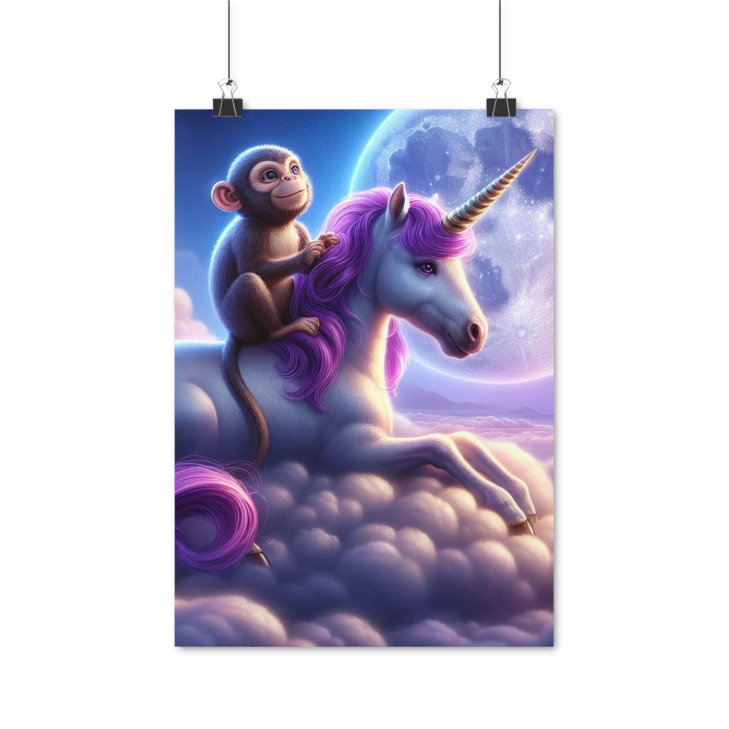 Poster | Enhörning och Apa