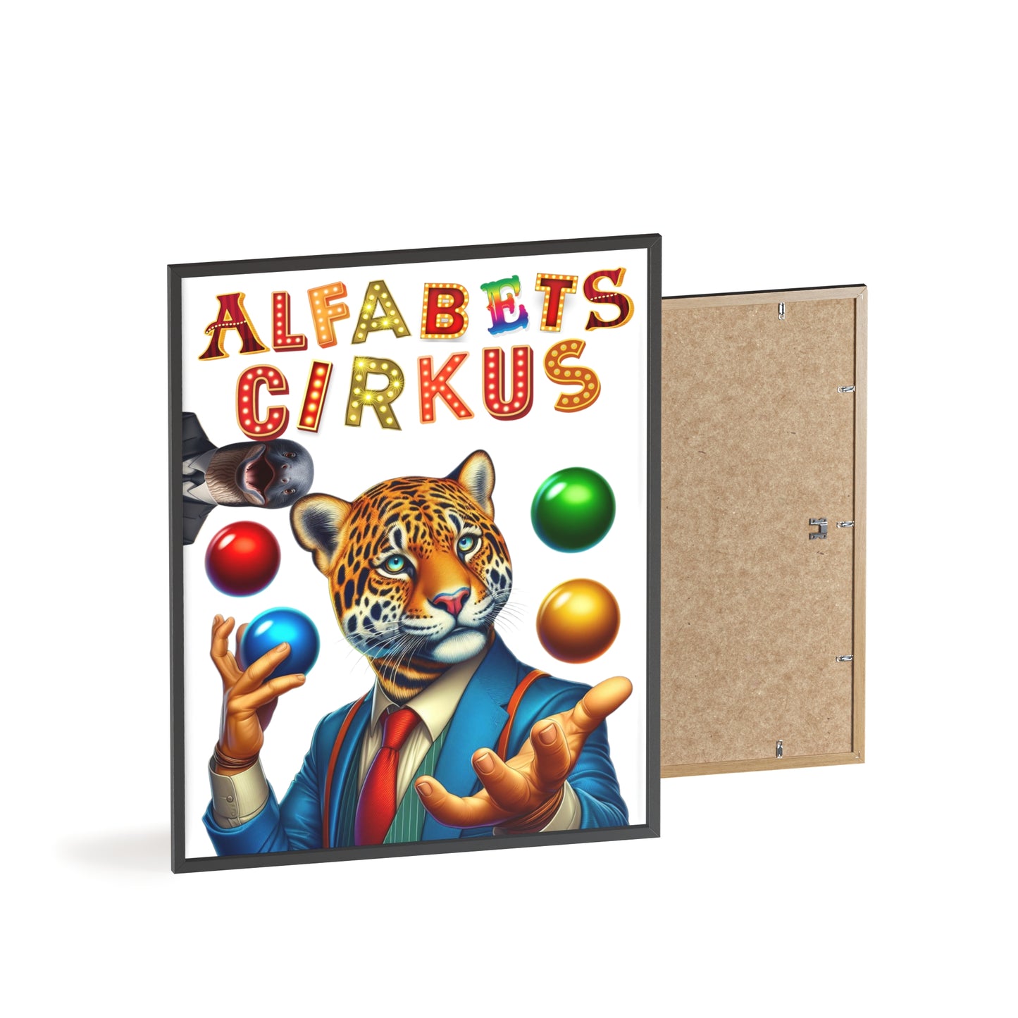 Poster | Alfabetscirkus | Tiger
