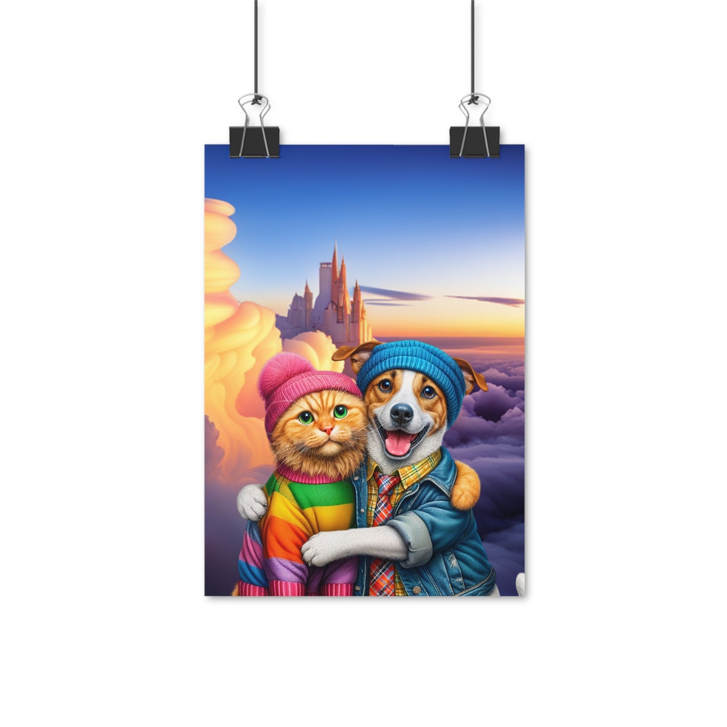Poster | Katt & Hund