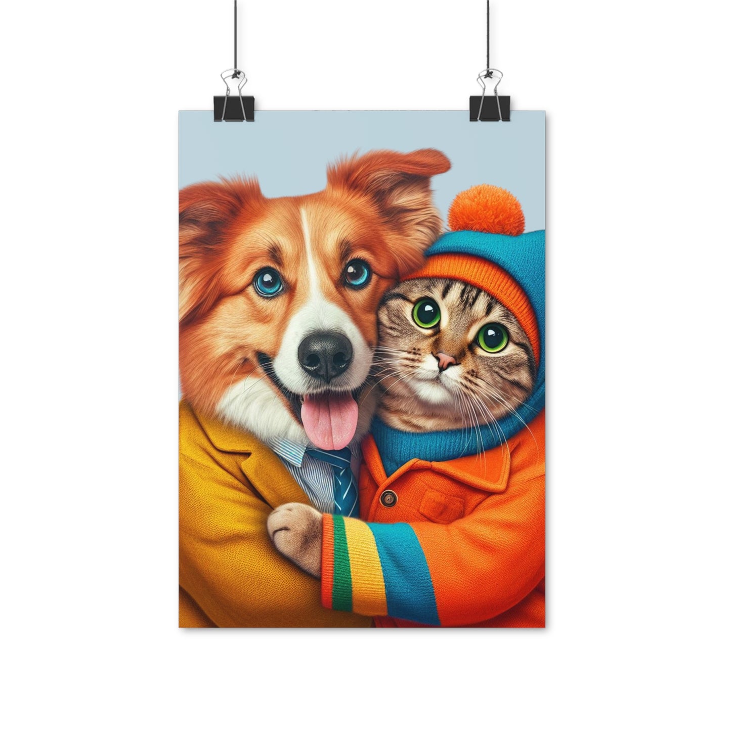 Poster Hund och Katt