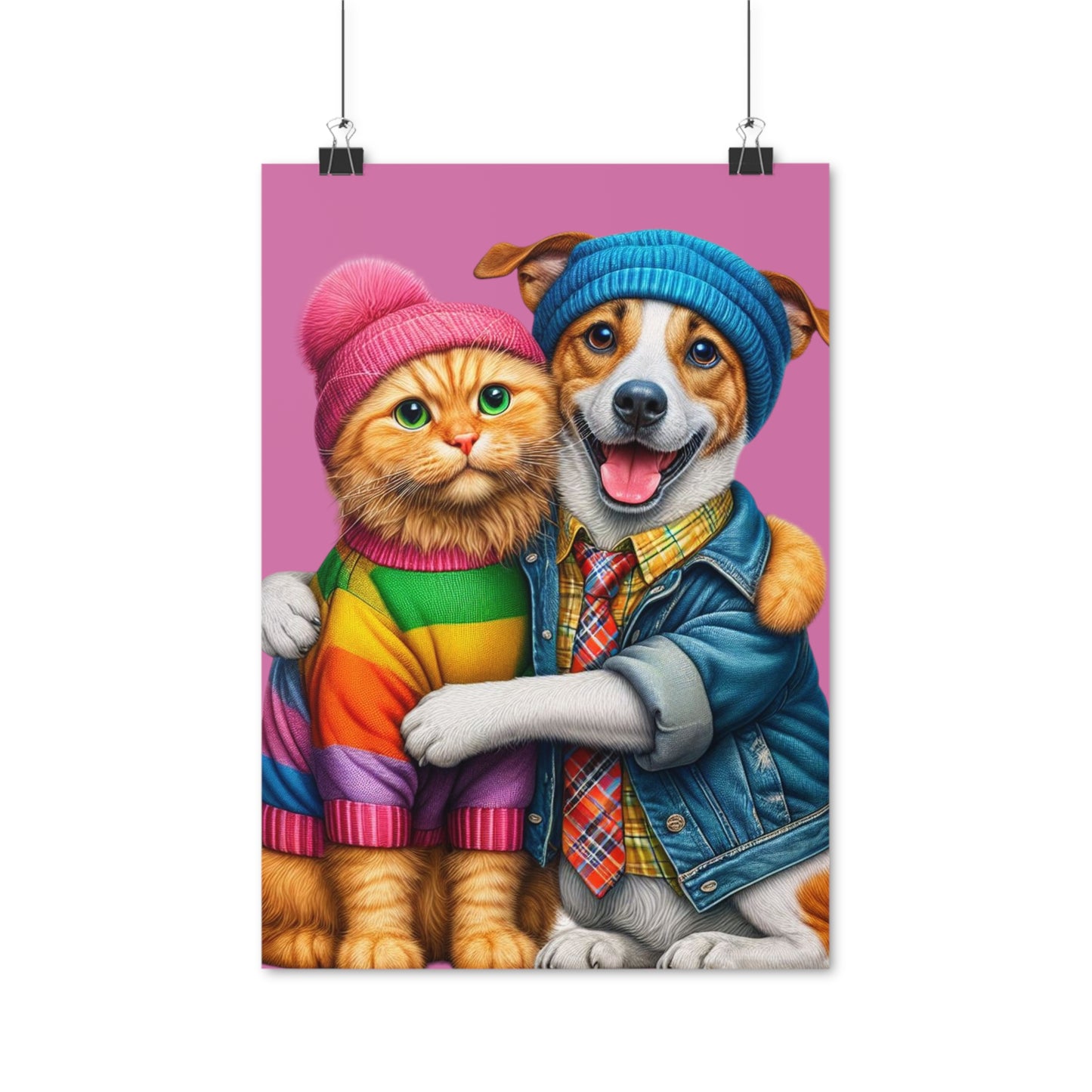 Poster Hund och Katt