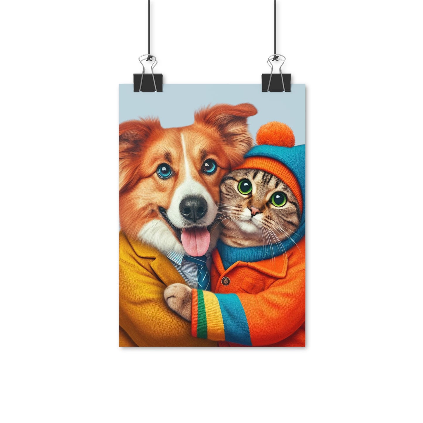 Poster Hund och Katt